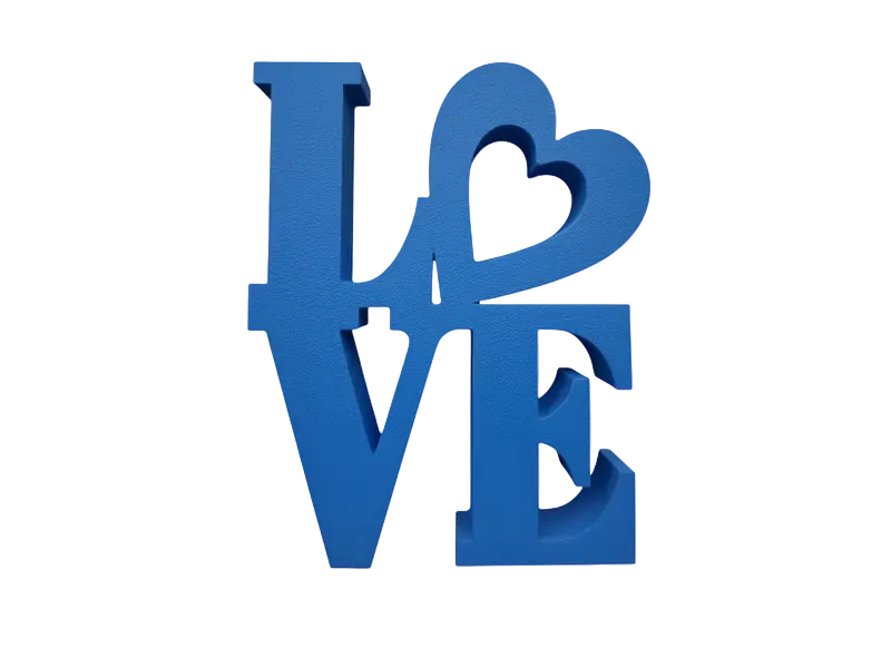 Love - Yellow 3D - Valentine 's day - Yellow 3D