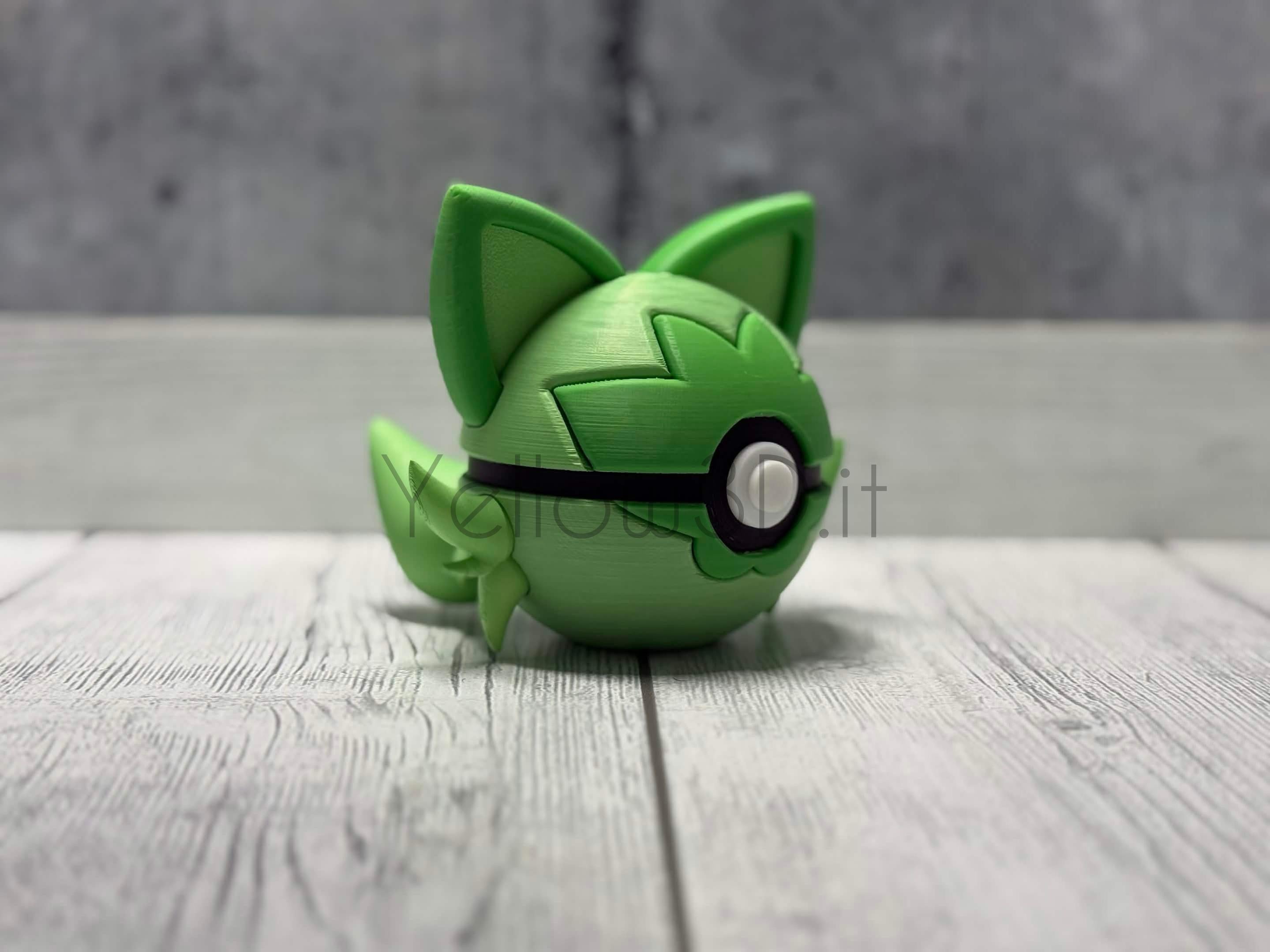 906. Sprigatito Fusionball Fanart
