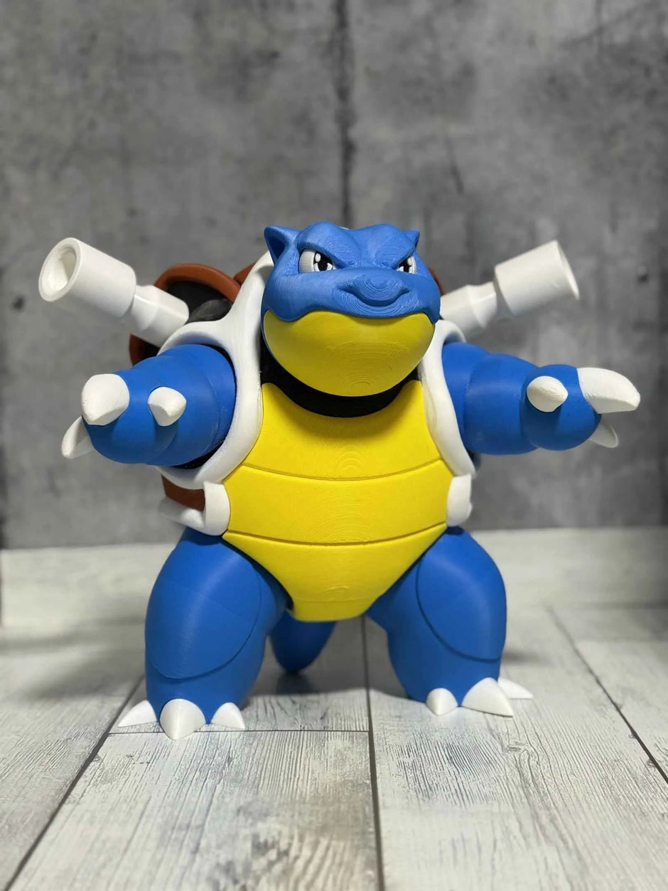 Blastoise Fanart XL - Figure da Collezione Stampata in 3D (27 cm)