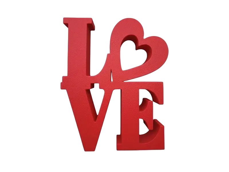 Love - Yellow 3D - Valentine 's day