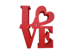 Love - Yellow 3D - Valentine 's day